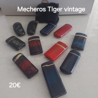Lote 10 Mecheros Tiger Vintage