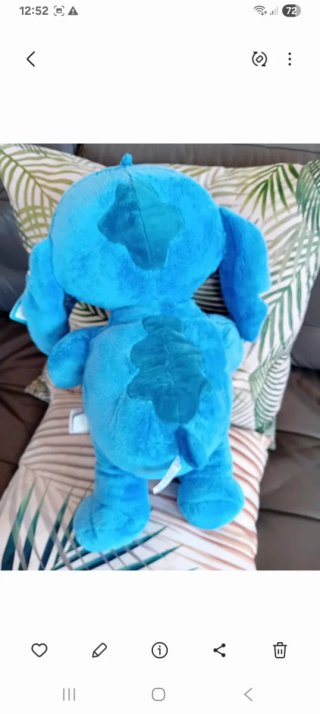 Peluche Stitch Disney 45cm Reciclado