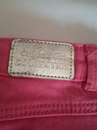Pantalón corto rosa niña talla 7 años