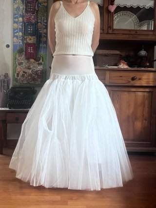 Cancán Novia Rosa Clará Blanco Talla Única