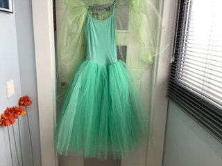 Vestido tutu ballet baile verde