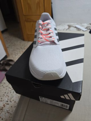 Zapatillas Adidas Hombre Blancas Naranja