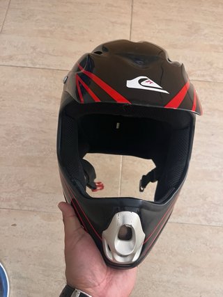 Casco Integral Bell Negro y Rojo