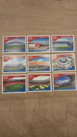 Cromos Estadios Mundial de Rusia 2018 Panini