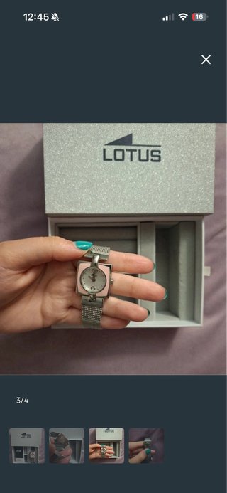 Reloj Lotus Mujer Rosa Caja Incluida