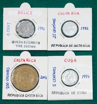 LOTE DE MONEDAS CARIBEÑAS