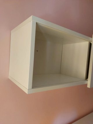 Estantería flotante blanca Ikea