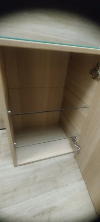 Armario auxiliar baño cristal