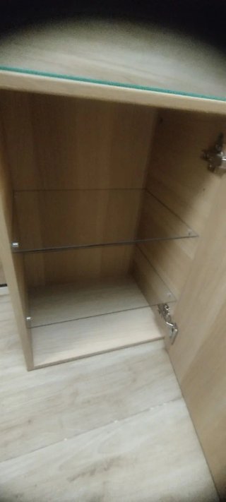 Armario auxiliar baño cristal