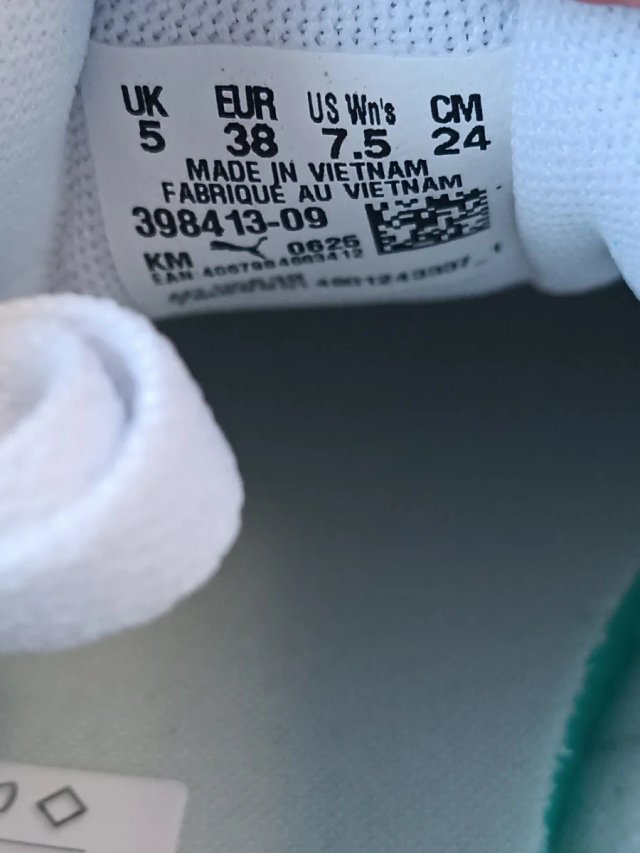 Zapatillas Puma blancas y marrones talla 38