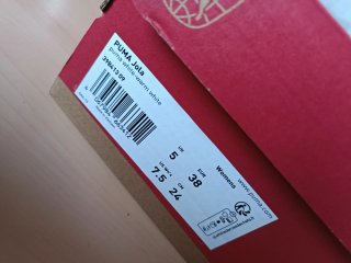 Zapatillas Puma blancas y marrones talla 38