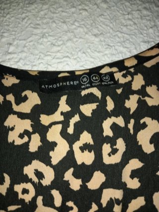 Vestido estampado leopardo Atmosphere