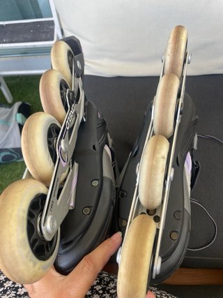 Patines en línea Oxelo Talla 40 Gris/Lila