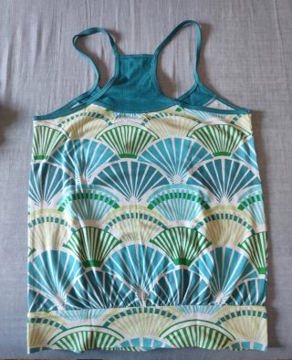 Camiseta tirantes estampada