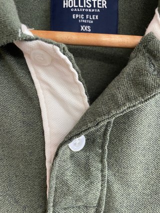 Polo Hollister niño verde XXS
