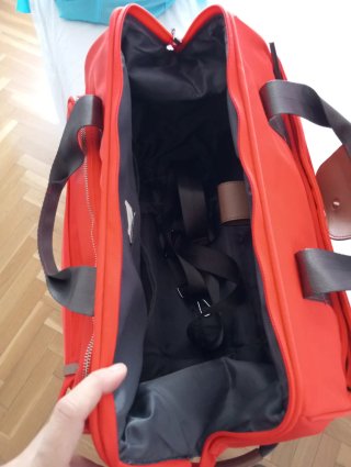 Bolso de viaje con ruedas PARFOIS naranja
