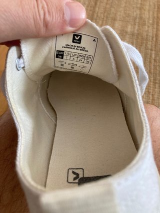 Zapatillas Veja Nova Canvas Blancas Talla 38