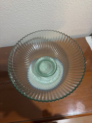 Frutero de cristal elegante