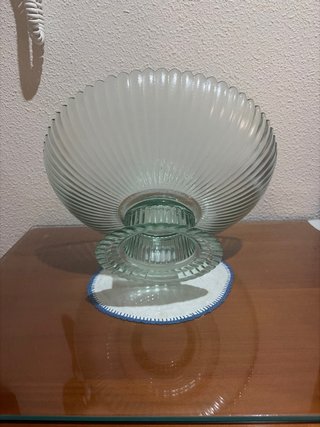 Frutero de cristal elegante