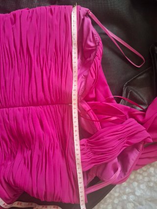 Vestido largo fiesta fucsia T 42/44