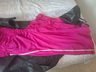 Vestido largo fiesta fucsia T 42/44