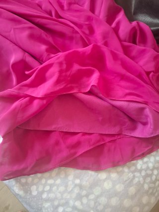 Vestido largo fiesta fucsia T 42/44