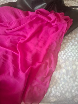 Vestido largo fiesta fucsia T 42/44
