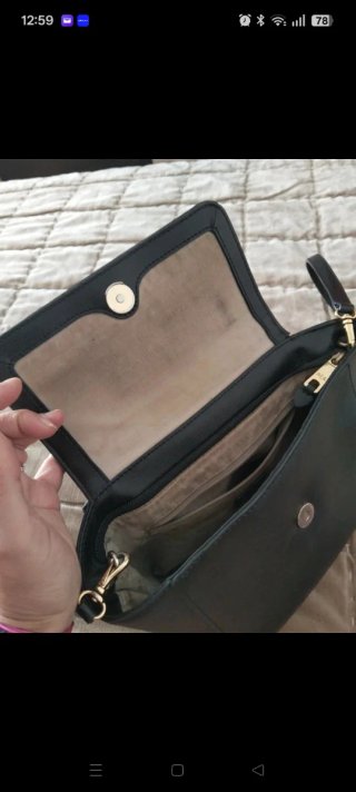 Bolso Piel Negro Ralph Lauren
