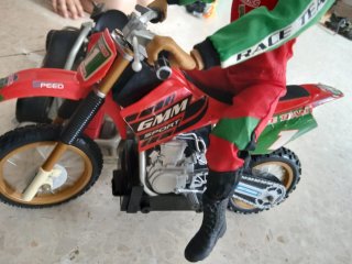 Hiperman Motocross Figura Acción Moto