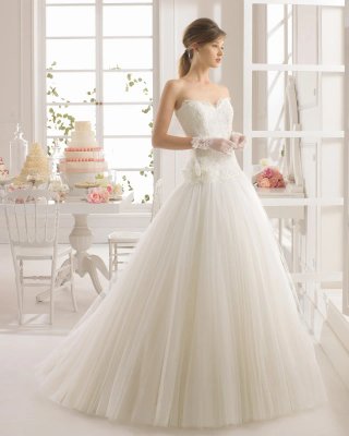 Vestido de Novia Aire Barcelona Blanco