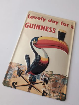 Chapa Decorativa Guinness Toucan