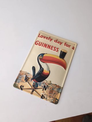 Chapa Decorativa Guinness Toucan