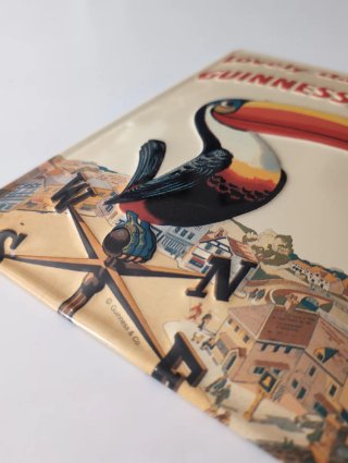 Chapa Decorativa Guinness Toucan