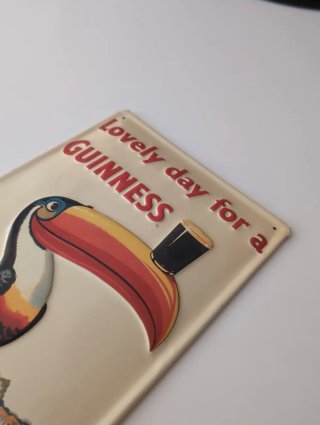 Chapa Decorativa Guinness Toucan