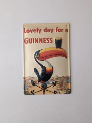 Chapa Decorativa Guinness Toucan