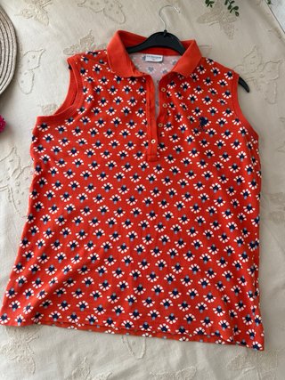 Polo U.S. Polo Assn. sin mangas estampado
