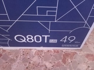 Televisor Samsung Qled 80T 49 Negro