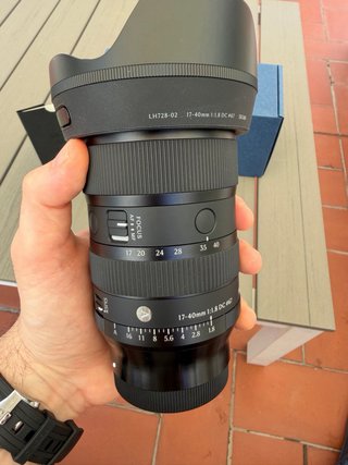 Sigma 17-40mm f1.8 DC ART Objetivo