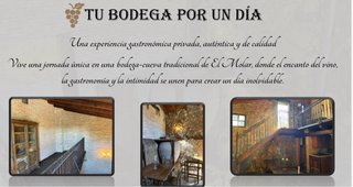 Alquiler de bodega en el Molar eventos privados.