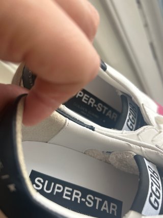 Golden Goose Sneakers Bianche Stella Rosa