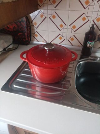 Olla Hierro Fundido Roja Sitram