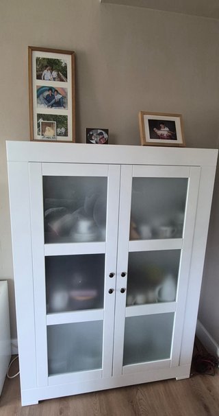 Mueble TV, Armario y Estantería Blanco