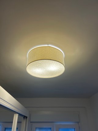 Lámpara Techo IKEA Beige/Blanco 35cm