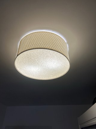 Lámpara Techo IKEA Beige/Blanco 35cm