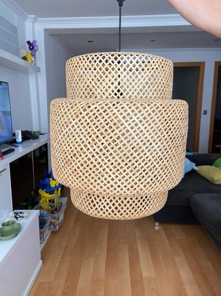 Lámpara Techo Bambú Ikea 50cm