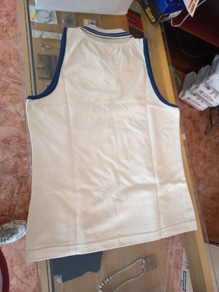 Camiseta sin mangas Lotto L beige mujer