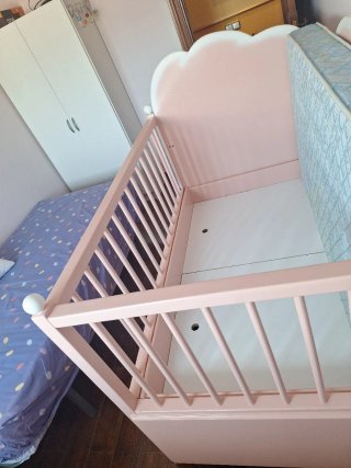 Cuna Maxi Rosa Nube grande cal7dad