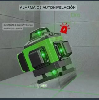 Nivel Láser 4D 16 Líneas Trípode (Maletín Dañado)