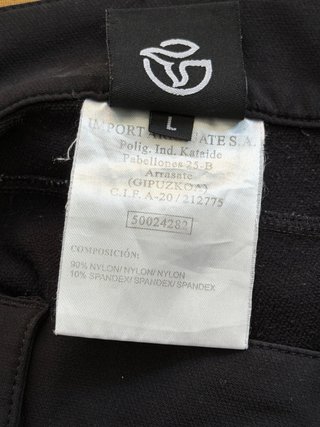 Pantalón Ternua Talla L Negro