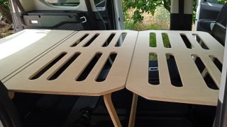 Mueble camper + colchón Berlingo